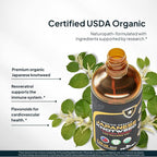 Zenmen Japanese Knotweed Premium Resveratrol USDA 3rd Party Tested Tincture 60ml/2.32 Oz - 1:3 Clinical Strength Ratio - Tick Wellness Aid and Immune Support Supplement - Made in The USA