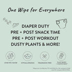 The Honest Company Hypoallergenic Multi-Use Baby Wipes for Sensitive Baby Skin, Terrazzo, 36 Count