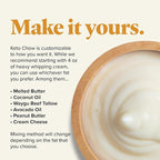Keto Chow Pumpkin Spice Caramel | Keto Meal Replacement Shake | Nutritionally Complete | Low Carb | Delicious Easy Meal Substitute | You Choose The Fat | Single Meal Sample