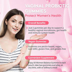 Airboy Vaginal Probiotic Gummies for Women, Pineapple Gummies for Women Balanced PH, Yeast Balance & Flora Support - 60 Gummies