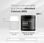 Toniiq 1500mg Ultra High Purity Ca AKG Supplement - 99%+ Highly Purified and Bioavailable Calcium Alpha-Ketoglutarate - Calcium AKG Longevity Supplement - 120 Ca-AKG Vegetarian Capsules