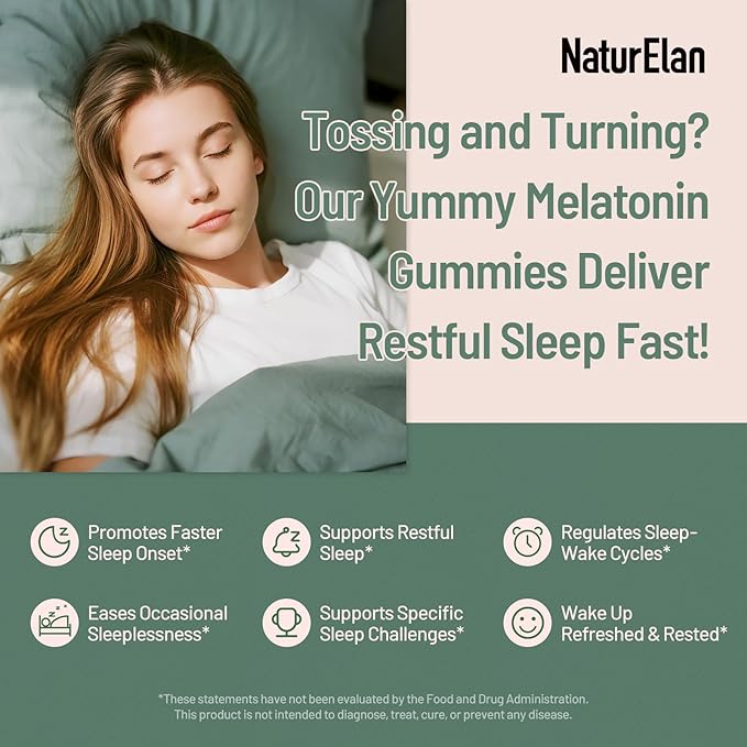 Melatonin Gummies with Ginkgo Biloba Extract, Lemon Balm Extract & Collagen Peptide, 3mg Melatonin, Drug Free Sleep Aid, Strawberry Flavored, 60 Count, Sleep Support Gummies for Restful Sleep
