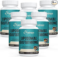 2400 MG Liposomal Glutathione Softgels, Max Absorption, Active Form L-Glutathione Reduced (GSH), with Hyaluronic Acid, Resveratrol, Master Antioxidants for Detox, Brain, Immune System, 360 Softgels