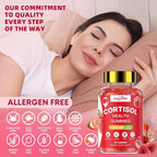 Cortisol Supplements for Women: Cortisol Reducer Gummies with Ashwagandha Magnesium L-theanine Phosphatidylserine Vitamin B12 for Daily Relaxation Support