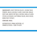 Primal Kitchen Primal Fuel Vanilla Coconut Whey Protein Drink Mix, Gluten and Soy Free, 1.85 Pounds