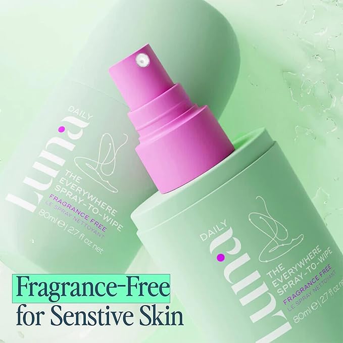 Luna Daily The Fragrance Free Everywhere Spray-To-Wipe | 80ml