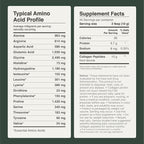 Collagen Peptides Powder Grass-Fed Pasture-Raised Hydrolyzed Collagen Powder, Type I & III Hair, Nails, Skin and Joints, Non-GMO, Paleo & Keto, Unflavored, 16 Fl oz. 45 Servings