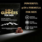 Zenith 3 in 1 Gummies for Men，Shilajit Gold Gummies with Sea Moss, Ashwagandha, Organic Manuka Honey, Burdock Root, Palm Moss Extract，Energy Support