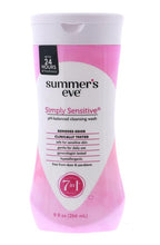 Summer's Eve Cleansing Wash Sensitive Skin, Simply Sensitive 9 Fl Oz (Pack of 4)
