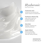 Advanced Clinicals Hyaluronic Acid Face Moisturizer Gel Cream + Hyaluronic Acid Body Cream 2pc Hydrating Skincare Set For Women & Men To Reduce Appearance Of Dry Skin, Wrinkles, & Fine Lines, 2pc Set