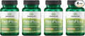 Swanson FemFlora Women's Probiotic for Feminine Digestive, Urinary, and Vaginal Health Support with 9 Billion CFU Per Capsule (60 Capsules, 4 Pack)