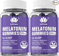 Melatonin 20mg Gummies for Adults (2 Packs) Extra Strength with L-Theanine, Ashwagandha, Magnesium, Turmeric, GABA, Lemon Balm and Chamomile for Supports Healthy Circadian Rhythm, Grape Flavor, 120ct