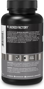 Jacked Factory Essentials Muscle Builder - ATP Muscle Builder for Men with Peak ATP to Support Muscle Gain, Enhance Athletic Performance, & Increase Strength - 30 Capsules