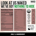 NAKED Rice 1Lb - Organic Brown Rice Protein Powder - Vegan Protein Powder, GMO Free, Gluten Free & Soy Free. Plant-Based Protein, No Artificial Ingredients - 15 Servings (Pack of 2)
