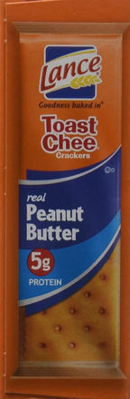 Lance Cracker Sandwiches On-The-Go Packs - Toast Chee with Peanut Butter - 1.5 oz - 8 Count
