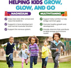DR. MORITZ Kids Magnesium Gummies (60 Count, 2 Pack) and Kids Multivitamin Gummies (60 Count, 2 Pack) Bundle - for Relaxation and Health Support - Toddler Vitamins - Magnesium Calm Supplement