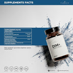 DIM Supplement with Pomegranate & Sulforaphane – Estrogen Supplement for Women and Men – Diindolylmethane with Antioxidant Ingredients – 90 Capsules, Vegan Formula with SGS & Fruit Extracts & Non-GMO