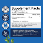 Natures Craft DHEA 100mg per Serving Capsules for Men and Women - Vegan High Strength DHEA Supplement for Women & Men for Energy and Hormone Balance - Womens Hormone Balance Supplement - 120 Count
