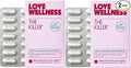 Love Wellness The Killer | 600mg Boric Acid Vaginal Suppositories | Balances pH & Supports Odor Control, a Healthy Vaginal Balance | Fast-Acting & Fragrance-Free | Gentle & Effective | 28 Ct