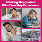 Menopause Supplements for Women, 10-in-1 Hormone Balance for Women, with Red Clover, Korean Ginseng, Shatavari - Menopause & Libisoothe Powder for Desire, Hot Flashes, Night Sweats & Mood - 5.3 Oz