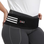 Sacroiliac SI Joint Hip Belt for Women Men-Alleviate Sciatica|Pelvic|Back|Lower Back Support, Pelvic Support Belt, Adjustable Lumbar Pain Relief,Black, M(Hip Size 30"- 45")