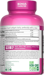 Nature's Truth Hair, Skin & Nails Vitamin | 5000 mcg Biotin | 165 Softgels | with Collagen | Non-GMO & Gluten Free Supplement