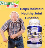 Cartilage – Joint Support Supplement with Glucosamine, Collagen & Magnesium – 100 Caps - Cartílago de Tiburon