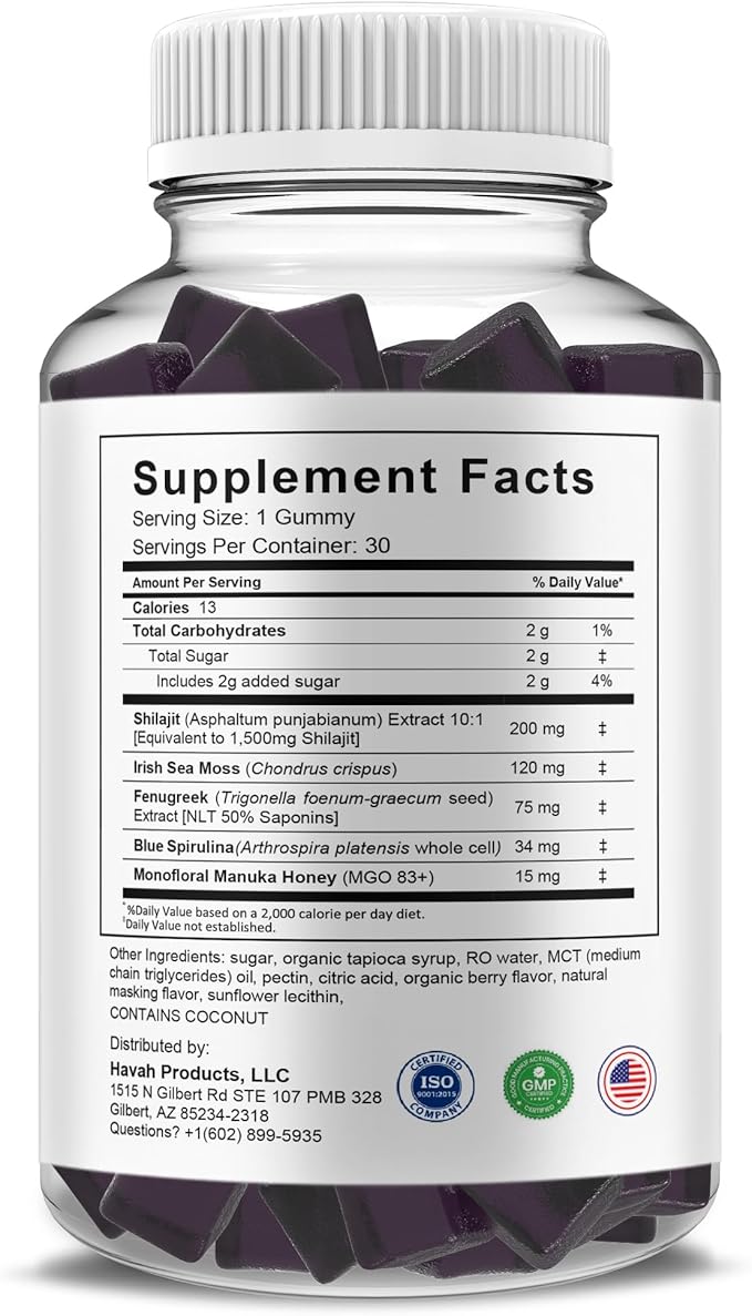 BLUE VIBE Insta Surge XL Performance Gummies, InstaSurgeXL Advanced Overall Health and Daily Natural Performance Formula Supplement, InstaSurge XL Maximum Support (1 Pack - 30 Gummies)