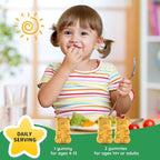Kids Magnesium Glycinate Gummies, Magnesium for Kids & Adults, with Citrate, Zinc, Vitamin D3, B12, L-Theanine Supplement for Sleep Calm Bone & Muscle Mood, Pineapple 60ct
