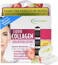 Lumintrail Liquid Collagen Skin Revitalization Dietary Supplements 10 Liquid Tubes with Pill Case