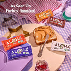 ALOHA Organic Plant Based Protein Bar MINIS |Chocolate Chip Cookie Dough| 20 Count, 24g Bars | Vegan, Low Sugar, Gluten Free, Paleo, Low Carb, Non-GMO, Stevia Free, Soy Free, No Sugar Alcohols
