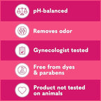 Summer's Eve Sheer Floral Feminine Wipes, Gentle pH-Balanced Formula Helps Control Vaginal Odor, Individually Wrapped Wipes, 12 Count
