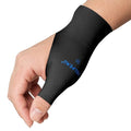 VELPEAU Thumb and Wrist Compression Sleeve for Tendonitis (Pack of 2), Seamless Technology, Gloves Wraps for Arthritis Pain Relief for Women & Men, Splint Liner, Fits Both Hands (Black, Long Version, M)