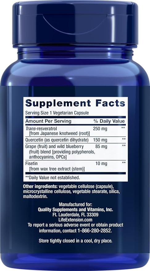 Life Extension Optimized Resveratrol, 90 Vegetarian Capsules