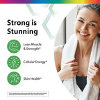 Rainbow Light Creatine + Multi Collagen | 10 Ounce | 5g Creatine Monohydrate Plus 10 Types of Collagen | Supports Lean Muscle, Cellular Energy & Skin Health | Unflavored Powder