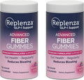 Replenza GLP-1 Support Fiber Gummies – Physician Formulated for Gut Health, Mixed Berry Flavor, 60-Count, for Men & Women, 2 Pack