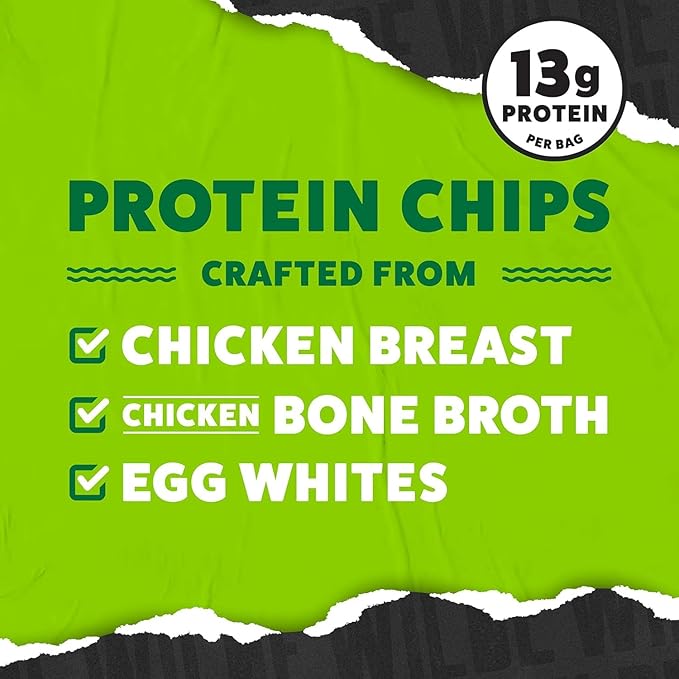 WILDE Protein Chips Variety Pack, High Protein Snacks for Adults, Keto Chips, Gluten Free, Low Carb Snack Box Made with Real Ingredients 1.34oz Bags, Pack of 12