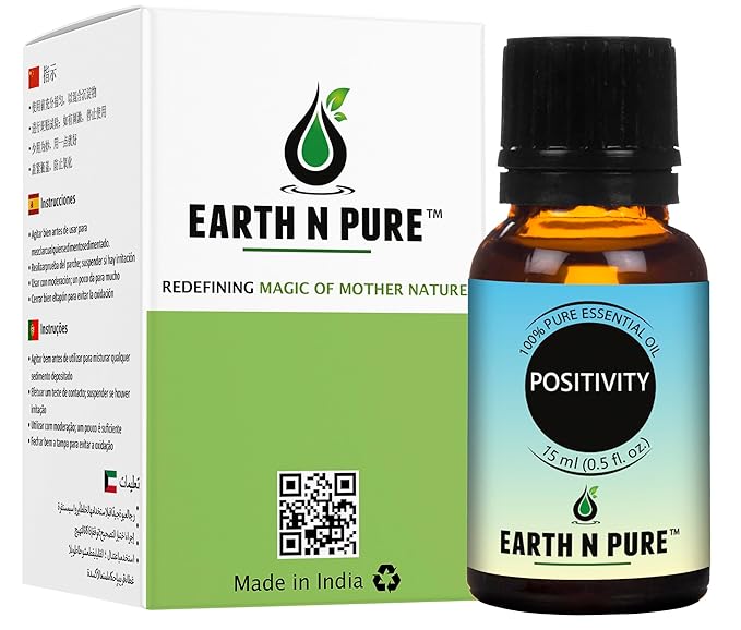 Earth N Pure Essential Oil Blend for Positivity 15 ml