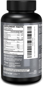 Jacked Factory Build PM Night Time Muscle Builder & Sleep Aid - Post Workout Recovery & Sleep Support Supplement w/VitaCherry Tart Cherry, Ashwagandha, & Melatonin - 60 Natural Veggie Pills