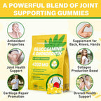 Glucosamine Chondroitin Gummies, 4200mg Extra Strength Joint Supplements Glucosamine Chondroitin with MSM & Elderberry for Joint Health, Flexibility, Immune Support for Adults, Men & Women, 180 Count
