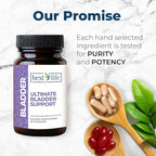 Ultimate Bladder Support - Dietary Supplement - 2 Bottle Supply - Restore Your Freedom and Confidence for Good
