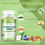 Totaria Sugar Free Soursop Oil Graviola Sea Moss Gummies - Support Digestive Sleep Skin Health, Immunity & Antioxidant - Guanabana Fruit with Sea Moss, 150mg Black Seed Oil Organic Non-GMO Vegan
