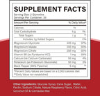 Triple Magnesium Complex 900 mg, Magnesium Glycinate, Citrate, Malate with Potassium, Calcium, Vitamin B6 for Calm & Sleep - Vegan, Non-GMO, Gluten Free - 60 Raspberry Gummies for Adults