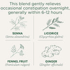 Traditional Medicinals Organic, Smooth Move Tea, Original with Senna - Helps Relieve Constipation Overnight - Kosher, Non-GMO, Caffeine-Free - 48 Tea Bags
