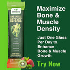 Bone & Muscle Defense Stick Pack | HMB + Leucine Amino Blend for Muscle Support | Protein Growth & Strength Formula for Women & Men | Fertility & Energy Support | Convenient On-the-Go Supplement
