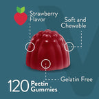 VITEEY Vitamin D3 K2 Gummies - 1000 IU Vitamin D3 and K2 100mcg - Bone & Heart Health for Adults and Teens - Vegetarian, Gelatin Free, GMO Free - Tasty Chewable D3K2 Vitamins Strawberry Flavored Gummy