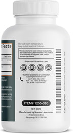 Bronson Vitamin K2 (MK7) with D3 Supplement Extra Strength 2 in 1 Support, 10,000 IU Vitamin D3 & 120 mcg K2 MK-7, 360 Tablets