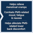 Life Extension Daily PMS Relief, Menstrual Comfort Supplement, PMS-Related Cramps, Lower Back discomfort, Mood, Ginger, Magnesium, B6, Gluten-Free, Non-GMO, 60 Capsules