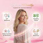 Premium Feminine Balance Gummies for Women - 60 Gummies, Hawaiian Pineapple Flavor - with Probiotics & Vitamin C - Supports Feminine Wellness & Healthy Balance - Gluten Free, Vegan（30 Servings）（Q2）