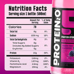 Protein2o Hydration Drink - 2-in-1 Liquid Clear Whey Protein Isolate and Electrolyte Drink - 15g Protein, Vitamins B5, B6 - Post-Workout Recovery - 16.9 Fl Oz - 12 Count Flavor Fusion Variety Pack